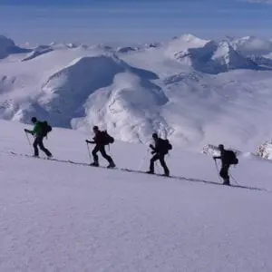 Wapta Icefield Traverse with summit mountain guides