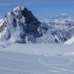 Mount Logan with summit mountain guides