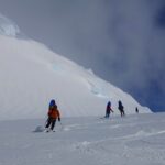 Mount Logan with summit mountain guides