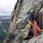 Gimli Peak-South ridge, III 5.10a with summit mountain guides