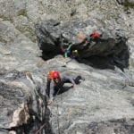 Gimli Peak-South ridge, III 5.10a with summit mountain guides