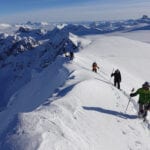 Jumbo Glacier Traverse with summit mountain guides