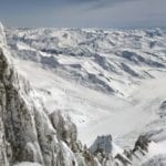 Mount Waddington Main Summit with summit mountain guides