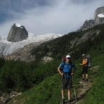 Bugaboo Alpine Rock with summit mountain guides