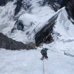 Mount Robson with summit mountain guides