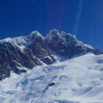 Mount Waddington Main Summit with summit mountain guides