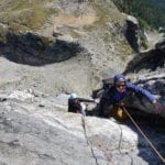 Gimli Peak-South ridge, III 5.10a with summit mountain guides